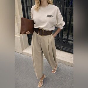 ANINE BING Self Confidence Graphic Sweatshirt | Organic Cotton  | XS